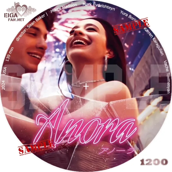 ANORA アノーラ　DVDラベル