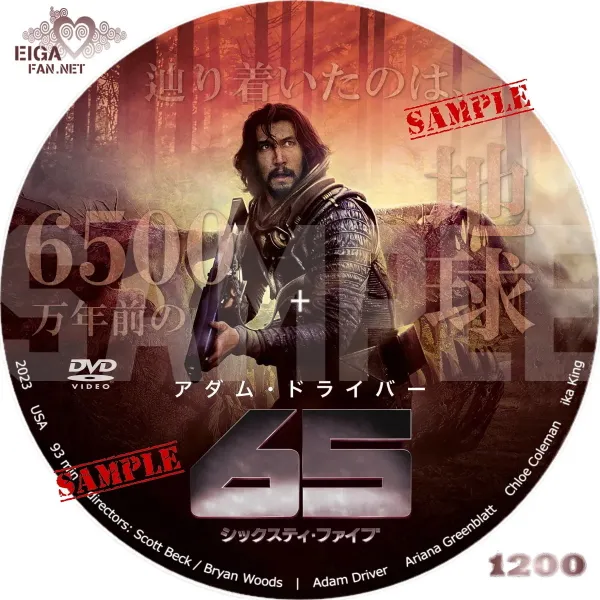 65／シックスティ・ファイブ　DVDラベル