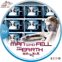 地球に落ちてきた男　DVDラベル（A)