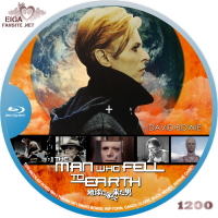 地球に落ちてきた男　DVDラベル（B)