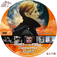 地球に落ちてきた男　DVDラベル（B)