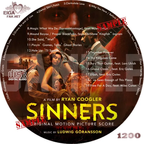 罪人たち　サントラCDラベル