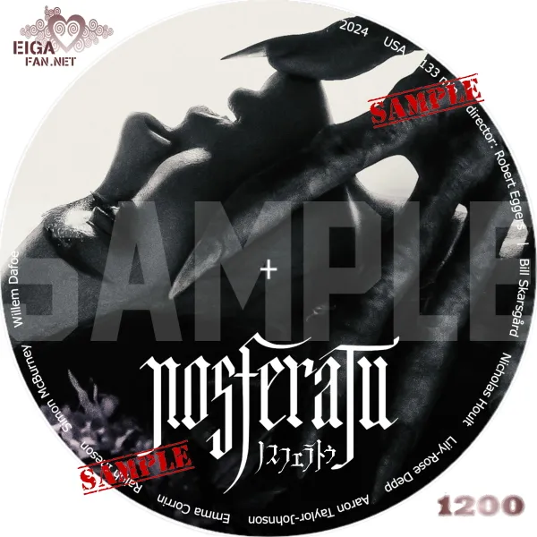 ノスフェラトゥ（2024）DVDラベル