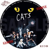 舞台ミュージカル　CATSのDVDラベル
