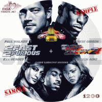 ワイルド・スピードＸ２　DVDラベル