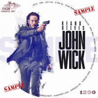 ジョン・ウィック　DVDラベル