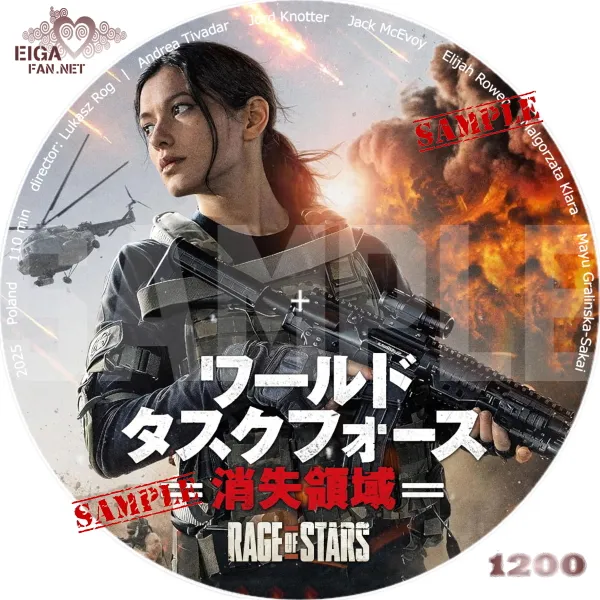 ワールド・タスクフォース　消失領域　DVDラベル