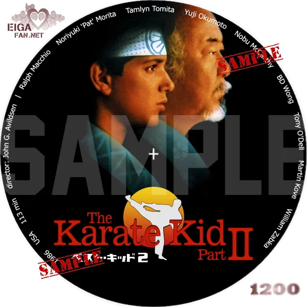 ベスト・キッド２ DVDラベル